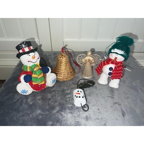 Vintage Christmas Snowman Nutcracker Decor, Huge Retro Holiday Display lot - Picture 5 of 8